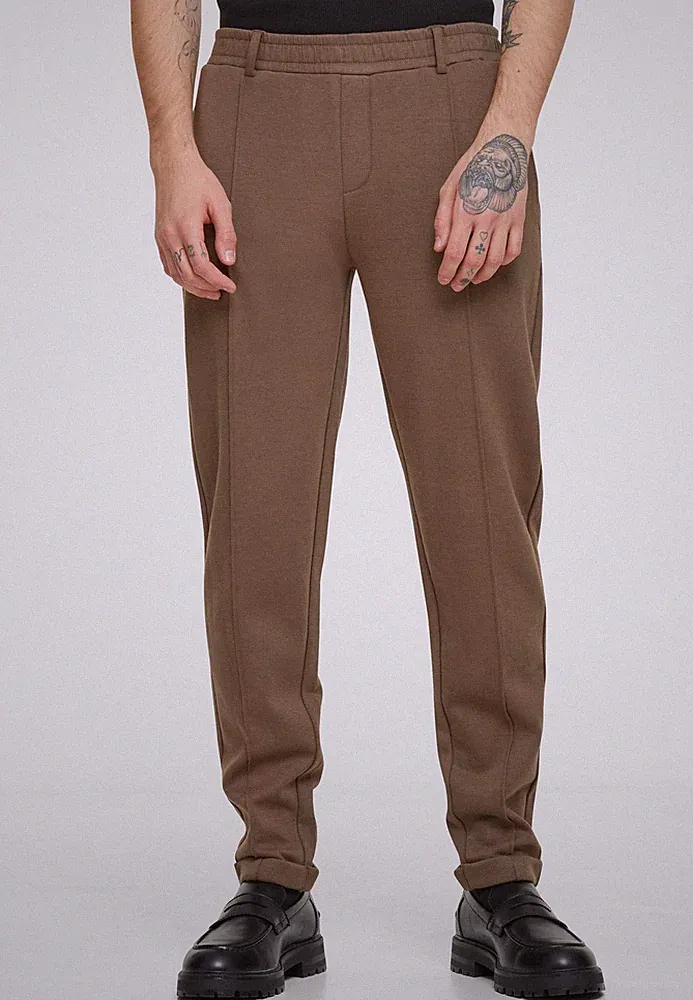 Cropped Interlock Jogg Chino Jogginghose Herren | Urban Classics | TB7042