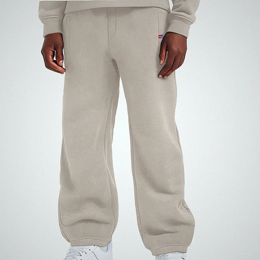 CUBAIANS Caonao Herren Jogginghose Baggy Pant Hose Freizeit Loose Fit Sweat mit