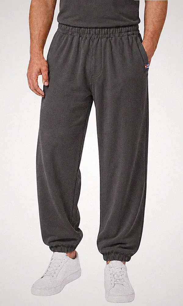 CUBAIANS Caonao Herren Jogginghose Baggy Pant Hose Freizeit Loose Fit Sweat mit