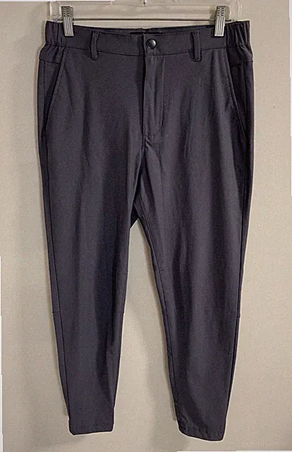 Cuts Clothing Jogger Pants AO Mens S 29x28 Gray Slim Fit Tapered Stretch Golf