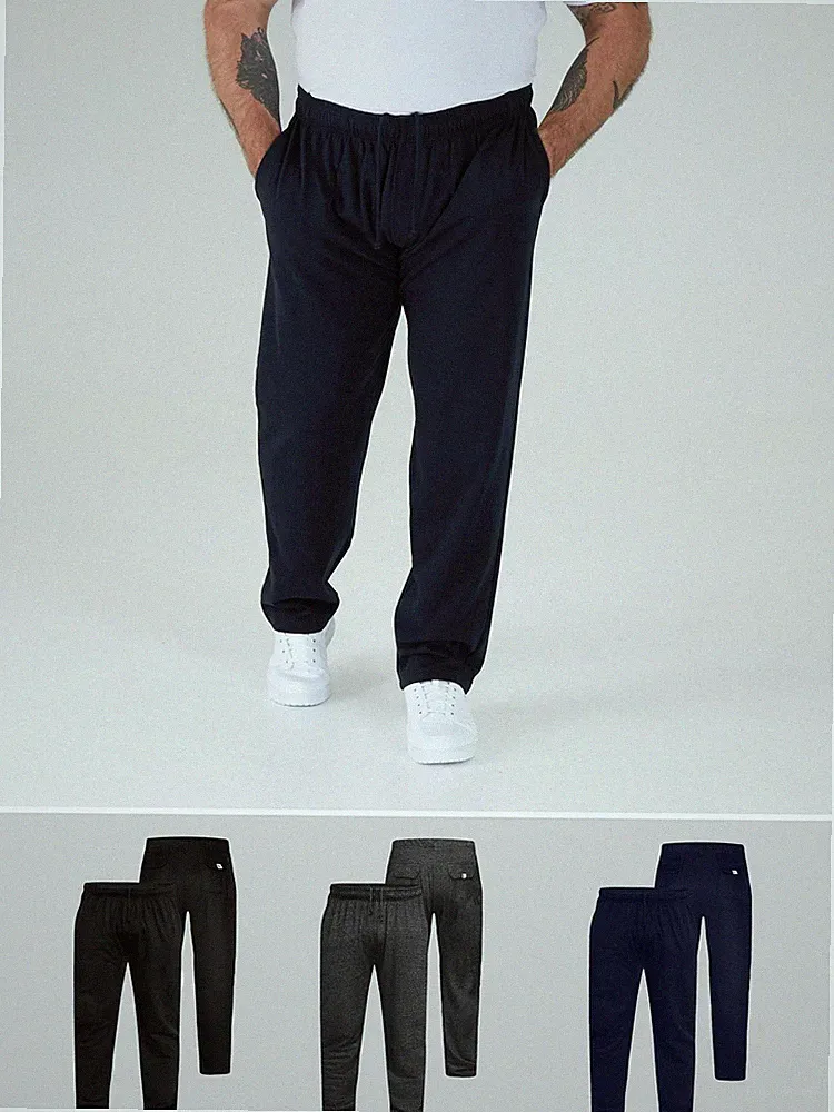 D555 Rory King Größe Leicht Fleece Jogger Für Herren 3 Farben, 1XL-8XL