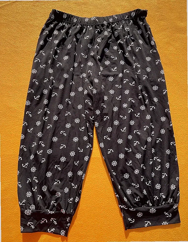 Damen 3/4 Capri Hose Gr. 38 Shorts Stretch Kurze Hose Jogginghose Sporthose