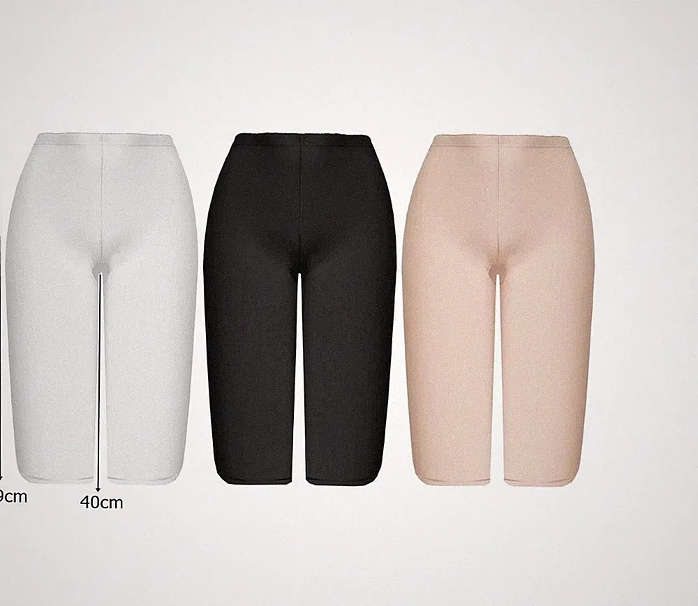 Damen-Capri aus Baumwolle Damen Radlerhose/ Leggings Spitze Sporthose(709-1)
