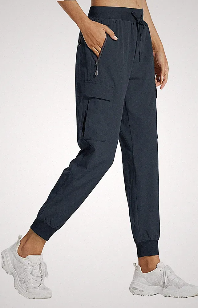 Damen Cargohose Jogginghose Leichter Trekkinghose Wanderhose Schnelltrocken W...