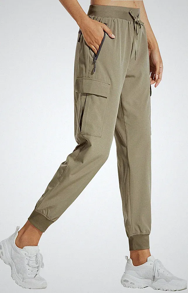 Damen Cargohose Jogginghose Leichter Trekkinghose Wanderhose Schnelltrocken W...