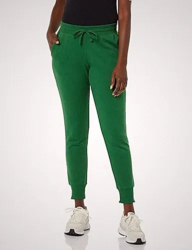Damen Fleece-Jogginghose Dunkelgrün Größe M Übergröße Amazon Essentials