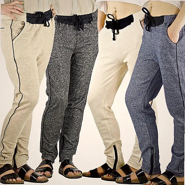 Damen Haremshose Sweathose Boyfriend Fitnesshose Baggy Hose Größe M L XL NEU