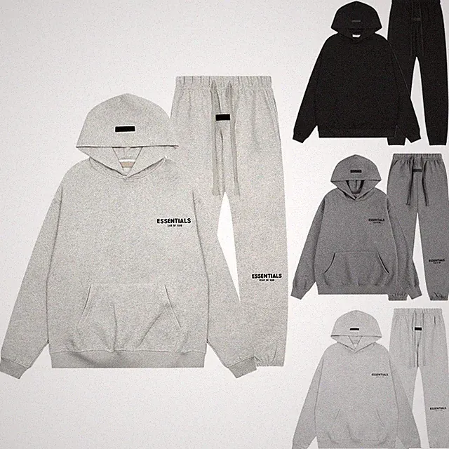 Damen Herren Zweiteiliges Set Sportanzug Hoodie Sweatshirt + Jogging Hose Baggy