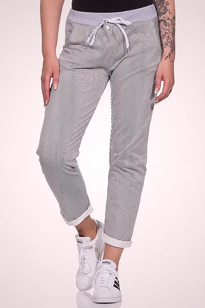 Damen Hose Sweatpants Jogginghose Baumwolle Freizeithose Onesize 36-42 Model 29