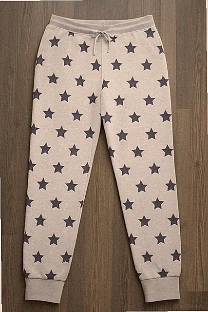 ✨ Damen Hose Sweatpants Jogginghose Freizeithose Stern Print ✨