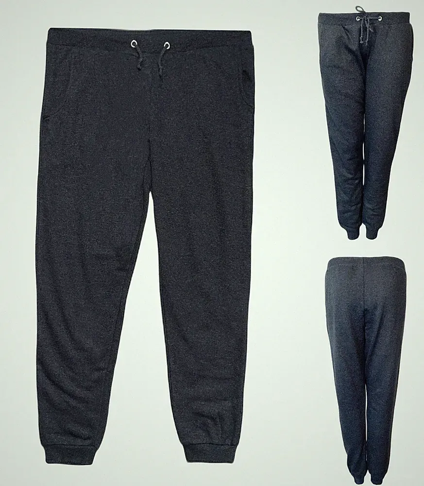 Damen Hose Thermo Jogging Trainingshose Sporthose Fleecehose Taschen L XL 2XL E3
