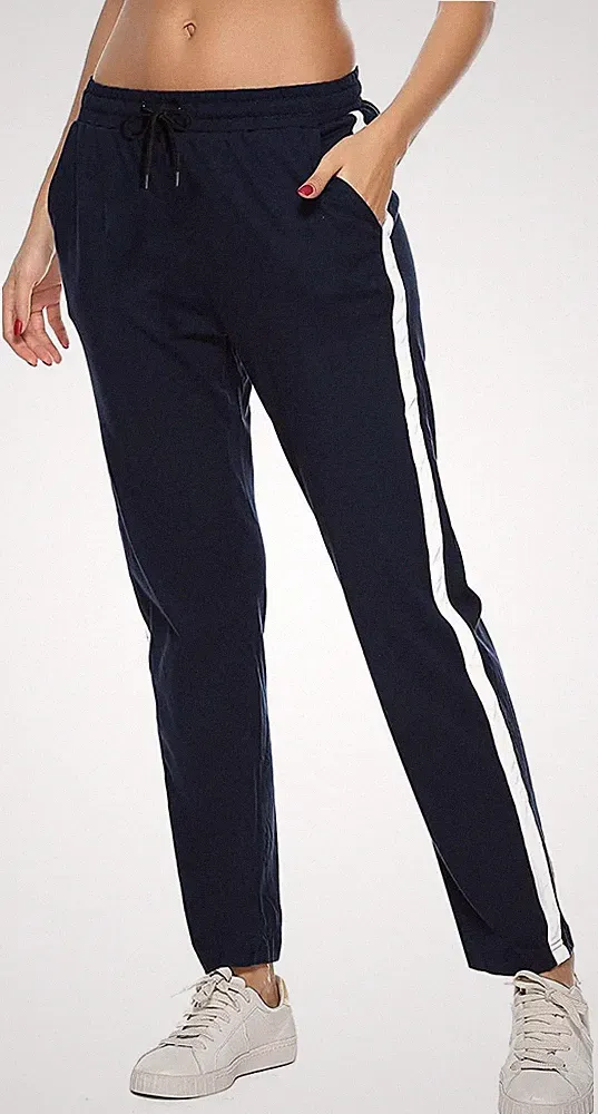 Damen Jogginghose Baumwolle Sporthose Fitness Yoga Laufen Freizeit Lang XL
