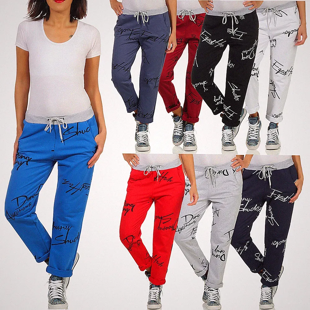 Damen Jogginghose Hose Fitness Sporthose Stretch Leggings Pants Sommer Jeggins