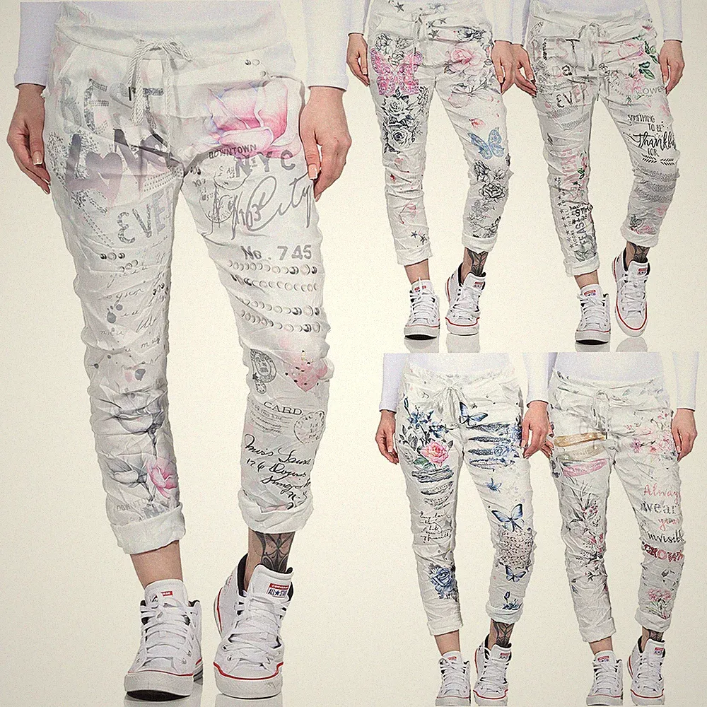 Damen Jogginghose Hose Sport Fitness Sporthose Freizeithose Yoga Freizeit Gym