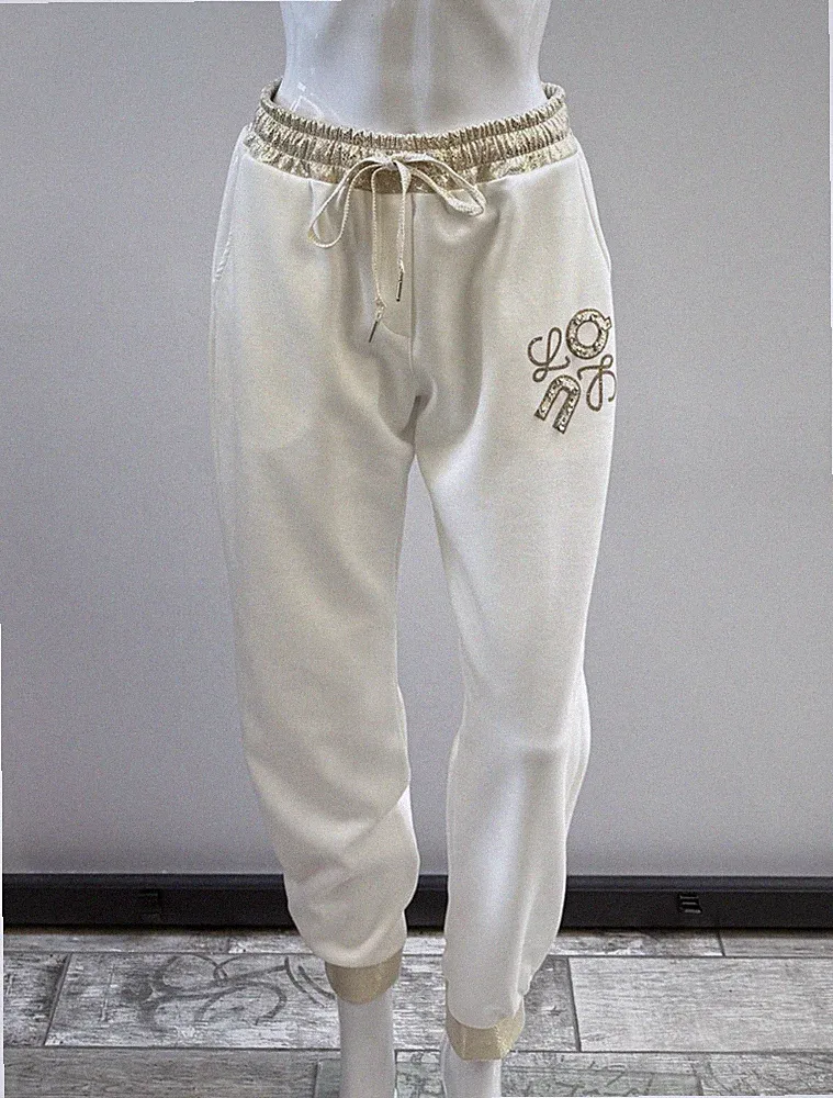 Damen Jogginghose Jogger Pants Made in Italy