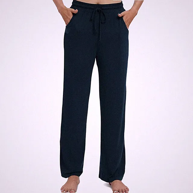 Damen Jogginghose Sporthose Yoga Hose Freizeithose mit Taschen Stretch