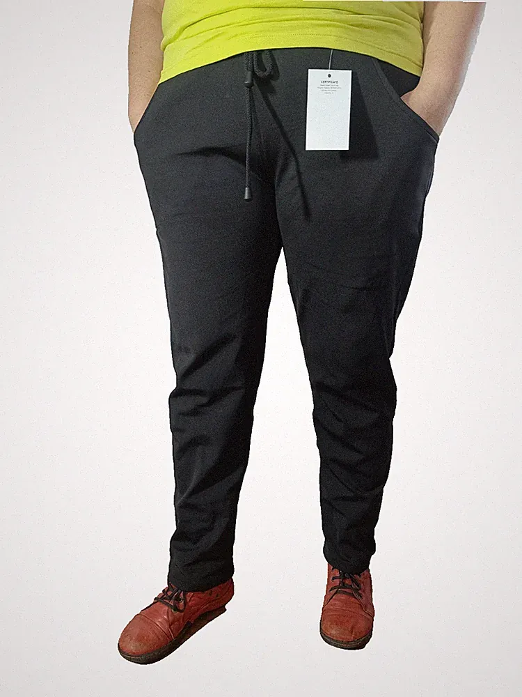 Damen-Jogginghose, Übergröße 54/6XL, schwarz