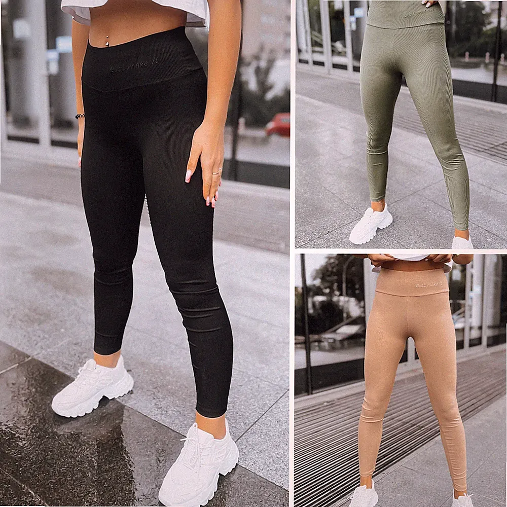 Damen Leggings Jogginghose Sporthosen Laufhosen Gym Yoga Hose Sport DSTREET