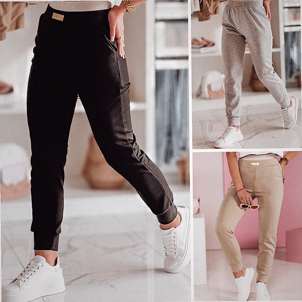 Damen Slim Fit Jogginghose Jogger Freizeithose Traininghose Universal DSTREET