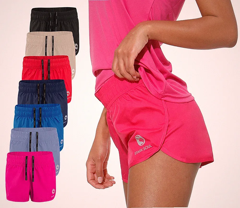 Damen Sport Shorts "vital", kurze Laufshorts Laufhose Jogginghose - STARK SOUL®