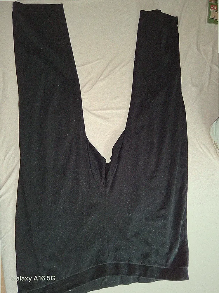 Damen Stoffhose Schwarz Größe 56/58 Sporthose Jogginghose