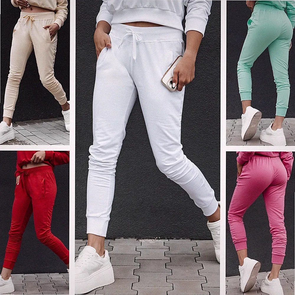 Damen Sweatpants Jogginghose Sporthose Freizeithose Sport Hose Jogger DSTREET