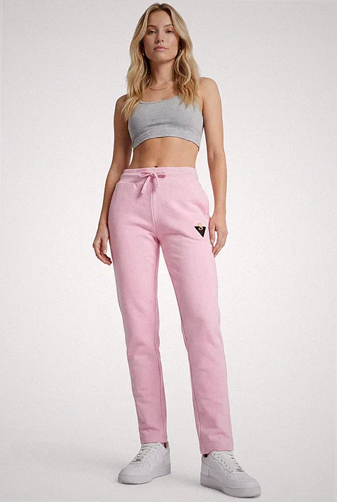 Damen Sweatpants Premium Heavy Cotton Jogginghose Nachhaltig High Waist Cozy