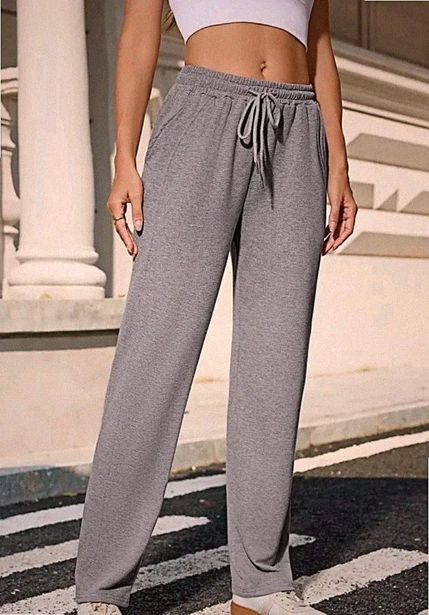 damen Thermo Sport-Hose Winter Jogging-Hose Baumwolle Fleece Trainingshose warm