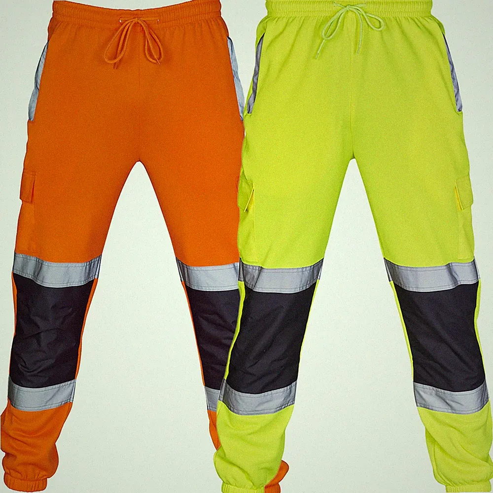 DE Hi Vis Jogginghose Arbeitssicherheit - Jogger Hose Sicherheitshose Warnschutz