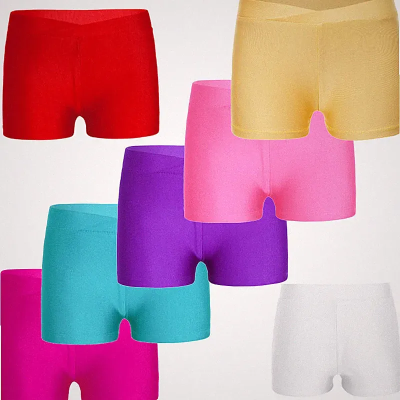 DE Kinder Mädchen Sport Shorts Kurze Hosen Yoga Tanzen Gymnastik Jogginghose