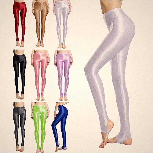 DE ranrann Frauen Hose Rein Strumpfhosen Ausbildung Clubwear Läuft Bügel Sport