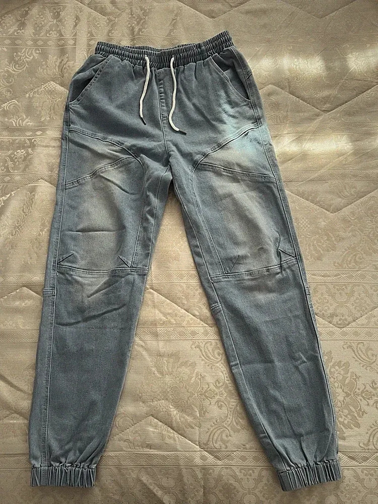 Denim Jogger / Jeans-Jogginghose Hellblau – Gr. S – Top Zustand