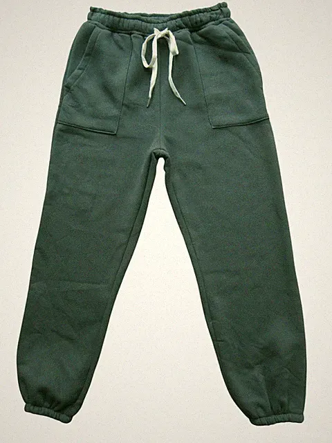 Dicke WARME Jogginghose Sweat Hose AUFGESETZTE TASCHEN 38 40 42 44 khaki grün