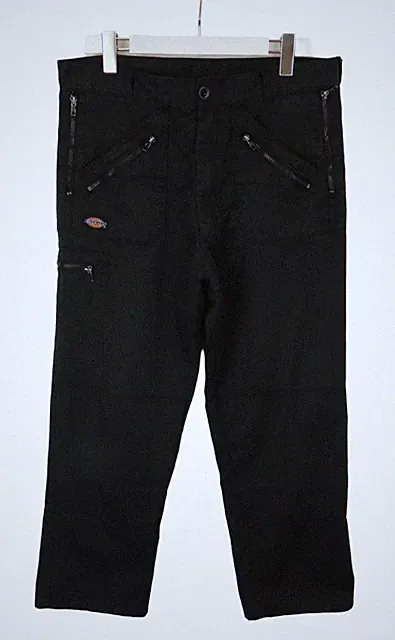 Dickies Herren Hose UK 36S Regular Fit Reißverschluss Dunkelblau