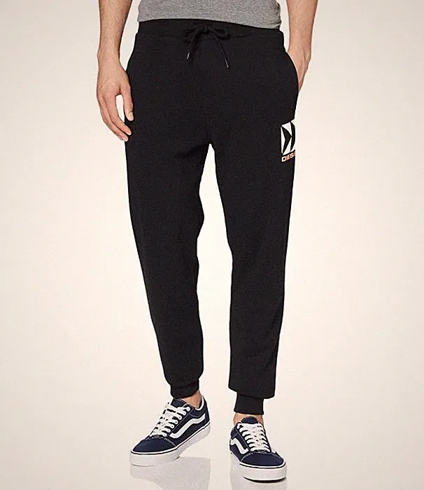 Diesel Beachwear Herren Schwarz Bmowt-Peter Sporthose Sporthose Jogginghose