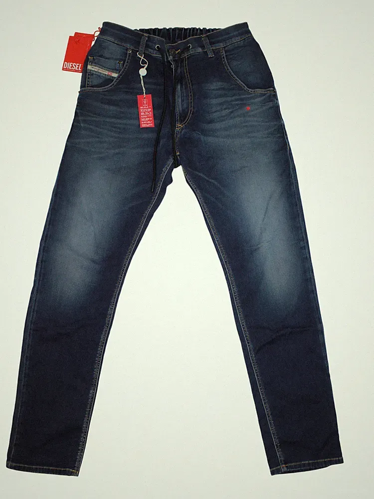 Diesel Herren Jogginghose - D-Krooley-E-NE Joggjeans A00088 - Blau - W32 L32