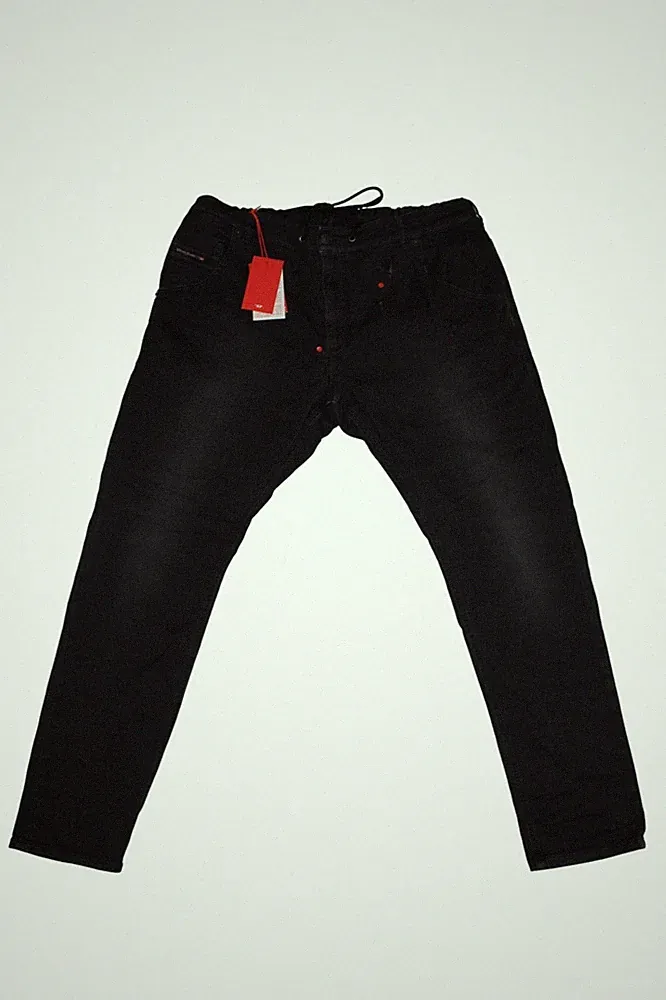 Diesel Herren Jogginghose - D-Krooley-E-NE Joggjeans A00088 - schwarz - W38 L32