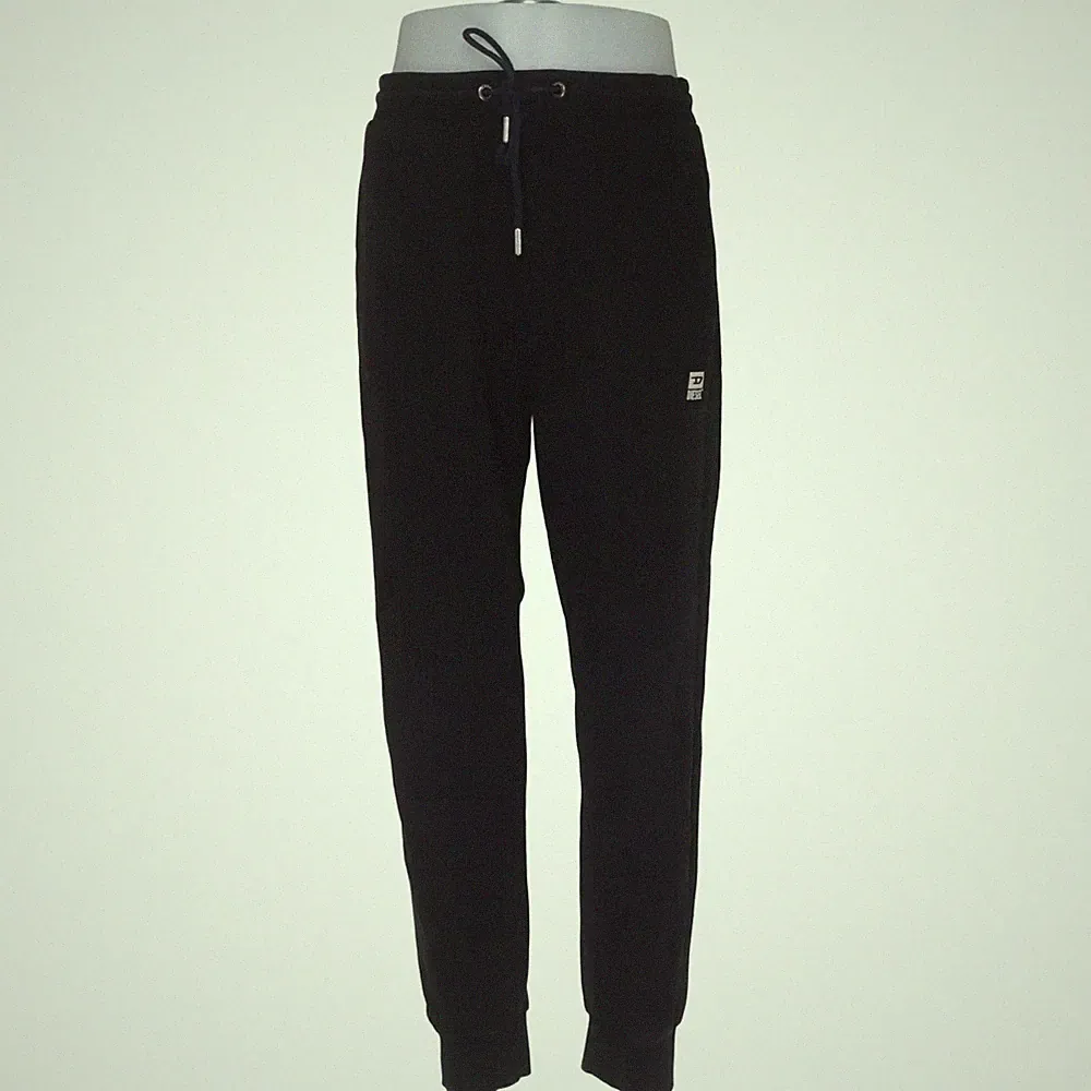 Diesel, Jogginghose, Größe: L, Schwarz, Baumwolle/Polyester, Einfarbig #D7E
