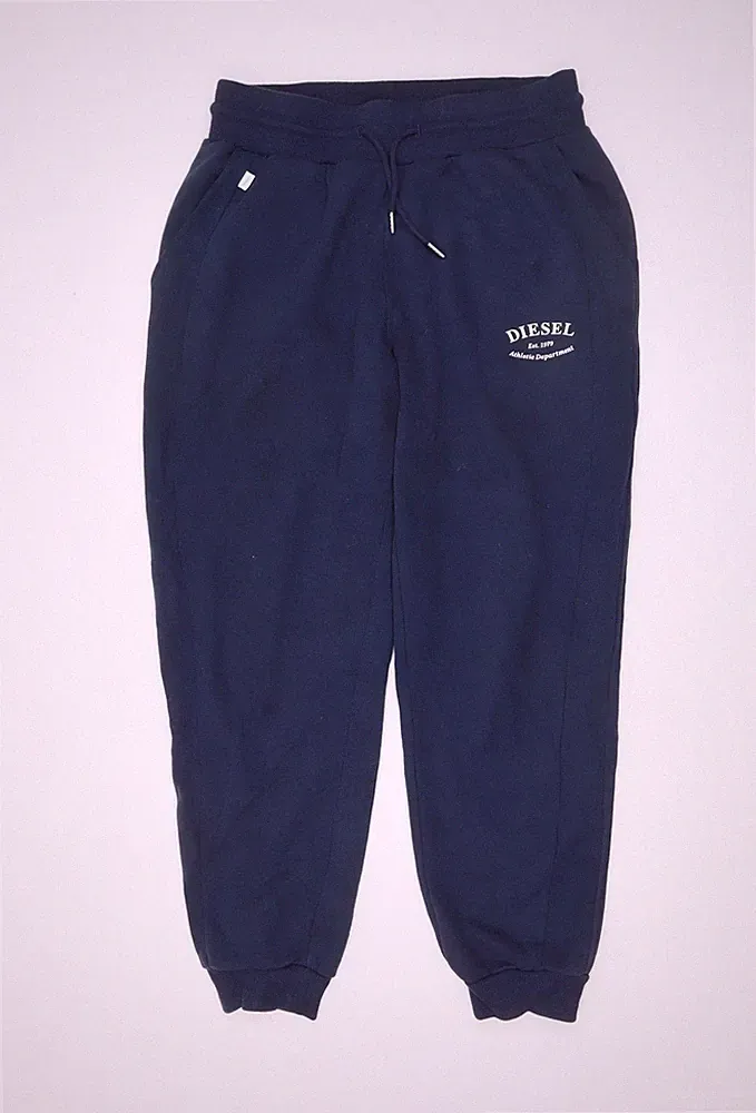 Diesel Jogginghose Herren Blau Größe M Tapered Fit