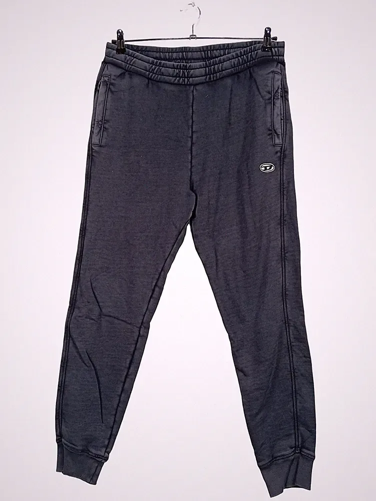 Diesel Jogginghose Herren Sweatpants Grau Gr. L Baumwolle Sportlich