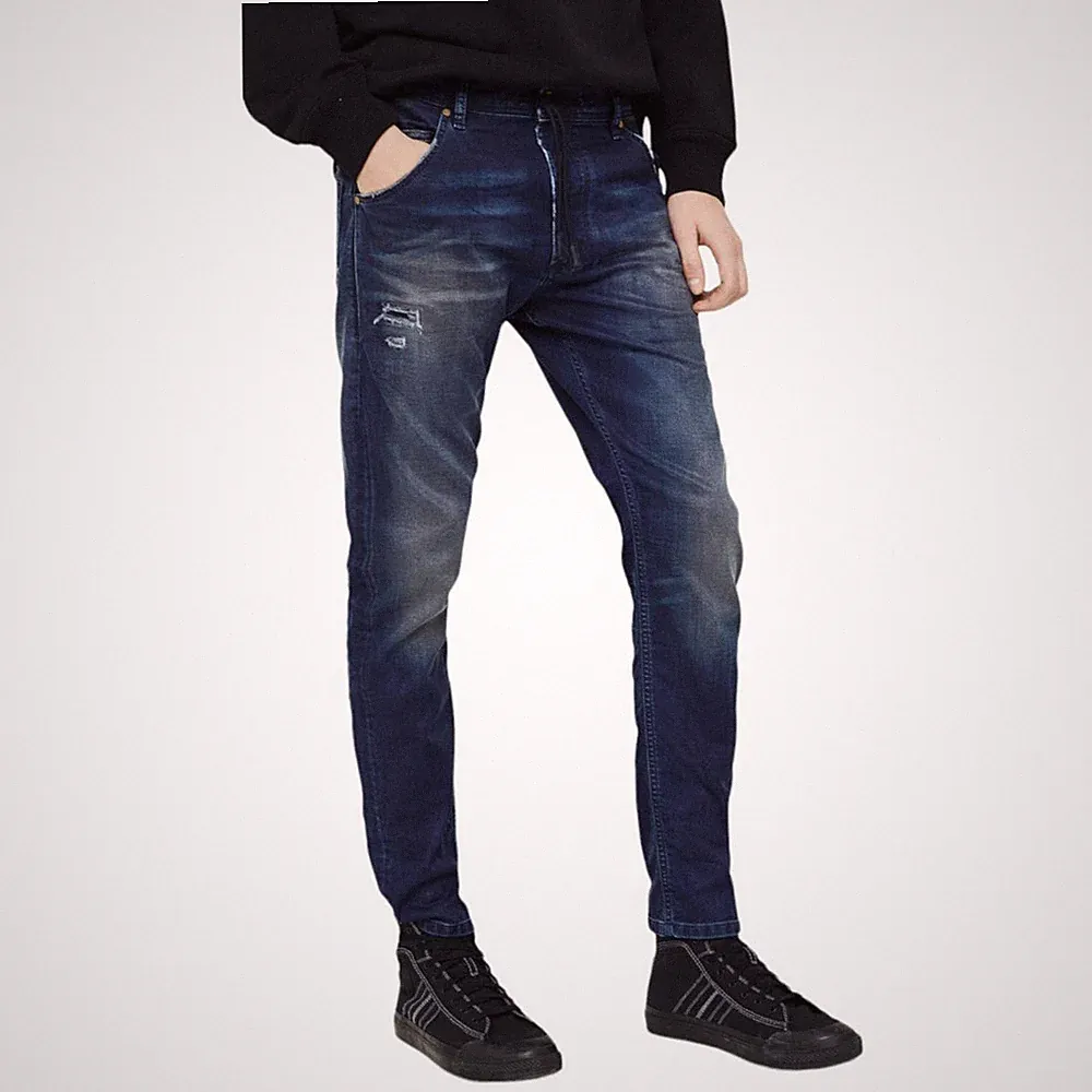 DIESEL KROOLEY 069GZ Herren Denim Jogg Jeans Slim Fit Freizeit Relax Jogginghose