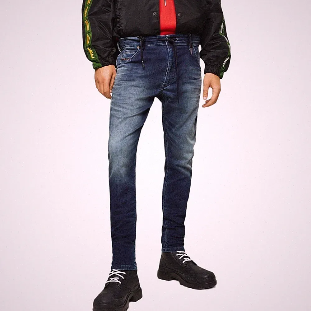 DIESEL KROOLEY 069HH Herren Denim Jogg Jeans Slim Fit Freizeit Relax Jogginghose
