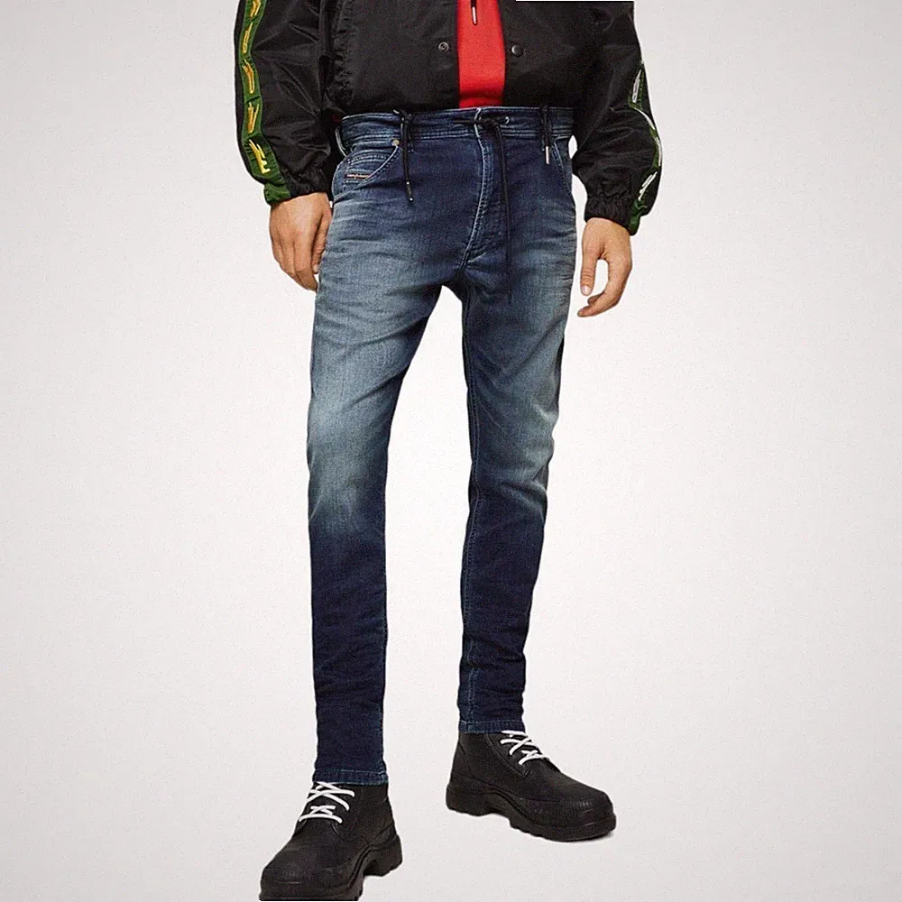 DIESEL KROOLEY 069HH Herren Denim Jogg Jeans Slim Fit Freizeit Relax Jogginghose