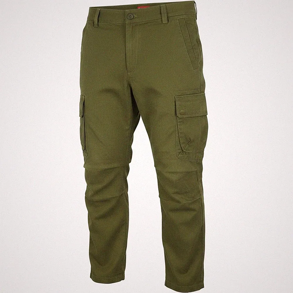 Diesel P-Argym Herren Hosen 54 W37 Khaki Grün Regular Fit Cargo