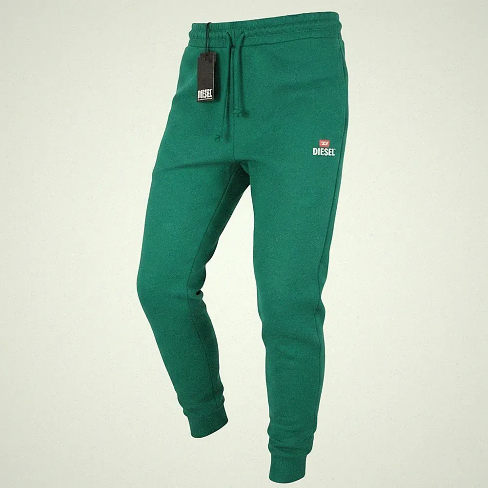 DIESEL P-Tary New D Logo Herren Jogginghose XL Grün Kordelzug
