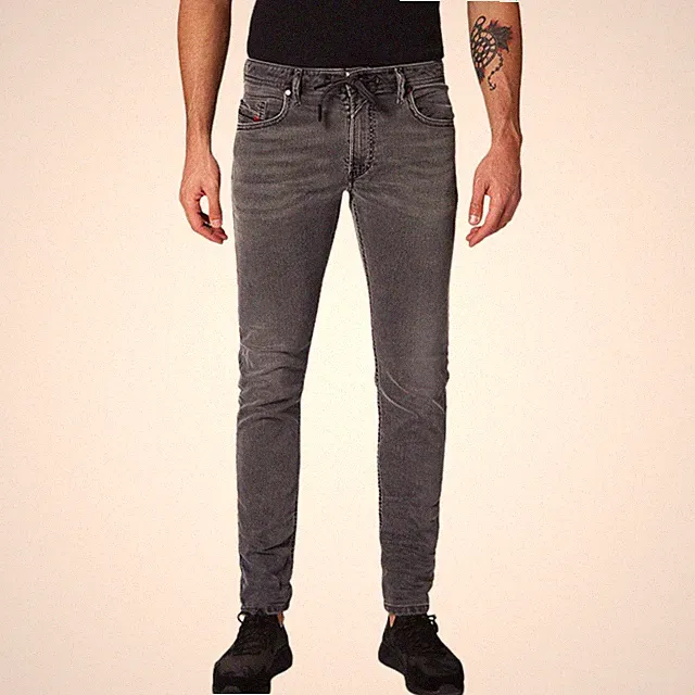 DIESEL THOMMER CB-NE 0689V Herren Denim Jogg Jeans Freizeit Jogginghose Skinny Fit