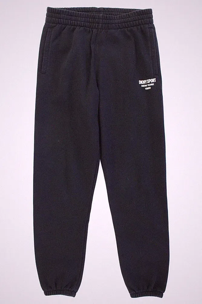 ✨ DKNY Jogginghose Hose für Herren Gr. 46, S schwarz aus Baumwolle ✨