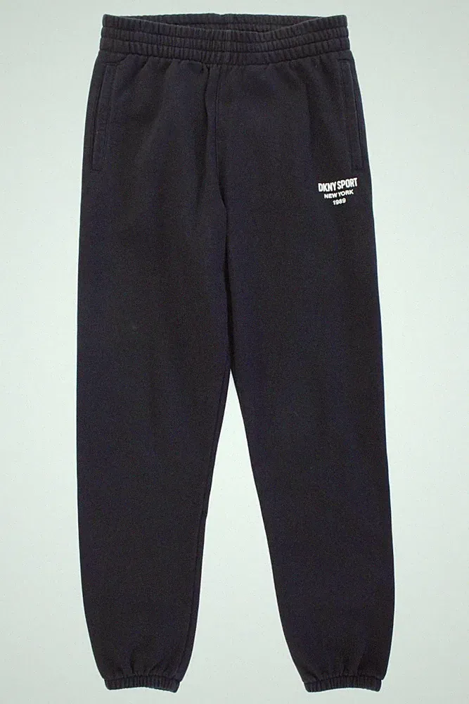 ✨ DKNY Jogginghose Hose für Herren Gr. 46, S schwarz aus Baumwolle ✨