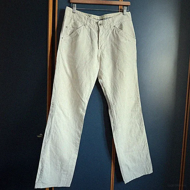 Dolce & Gabbana Leinenhose Chino creme weiß old money US 33 IT 47 wie neu D&G