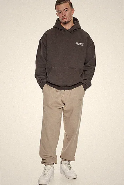 Dropsize HEAVY LOOSE FIT JOGGER SIMPLY TAUPE Gr. S